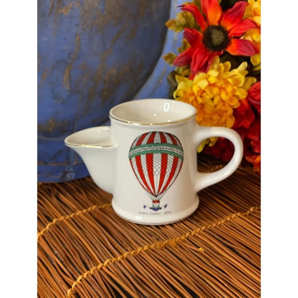 - Vintage James Sadler Hot Air Balloon Tea Infuser Mug - Picture 1 of 7